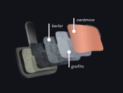 Disección de la pastilla de freno Brakco de compuesto Silent