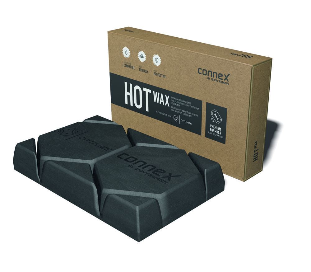 Maximiza el rendimiento y la limpieza de tu transmisión con Connex WAX, cadenas preenceradas para un pedaleo eficiente y duradero. Cera sólida