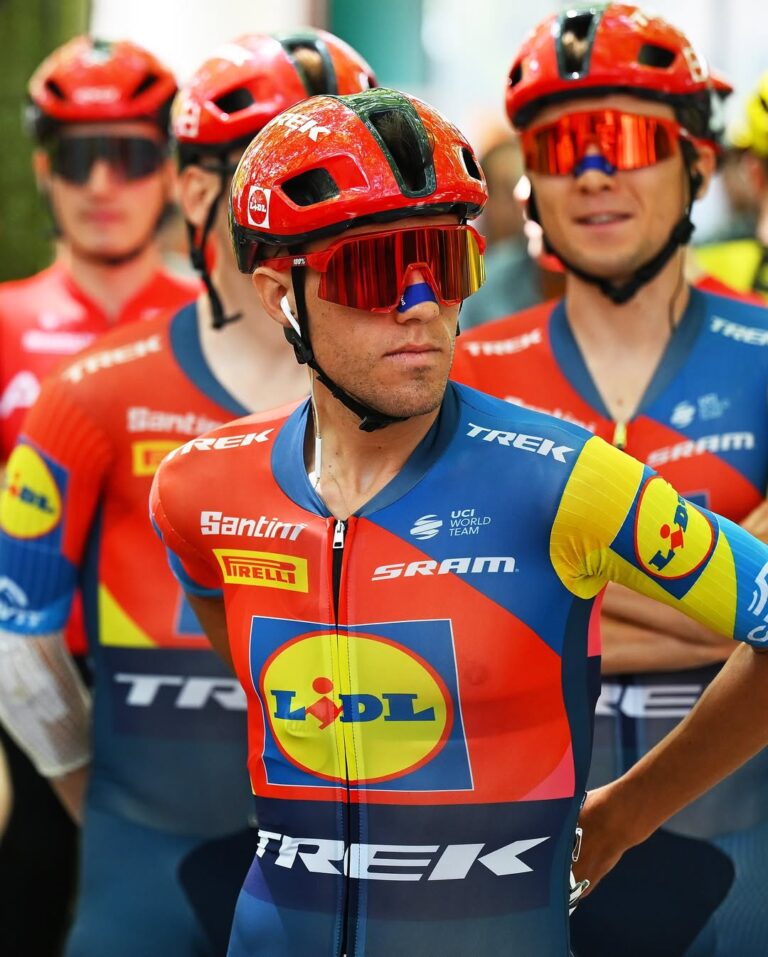 Tiras nasales gudsport usadas en el equipo Lidl Trek