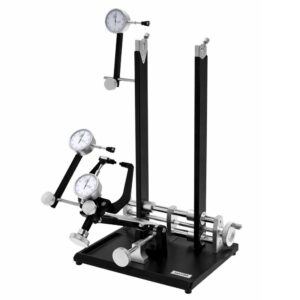 Centrador de ruedas profesional en aluminio CNC, 3 comparadores, apto 12"-32" y 700C