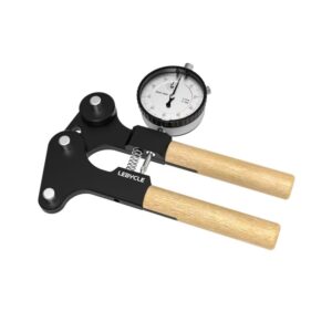 Tensiómetro profesional analógico, medidor de tensión con reloj de precisión, mangos en madera